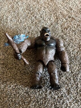 King Kong Action Figure with Blue Axe - Kids Toys